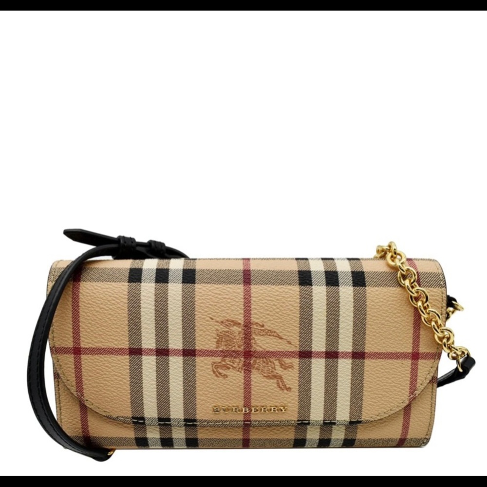 Burberry Wallet On Chain Crossbody Bag Beige